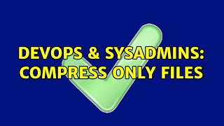 Celebrity DevOps & SysAdmins: Compress only files Profile