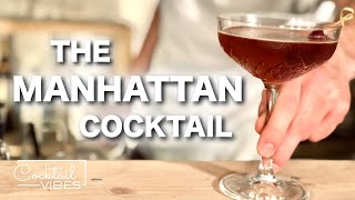 How To Make a MANHATTAN Cocktail | 1-Minute Cocktail Recipes