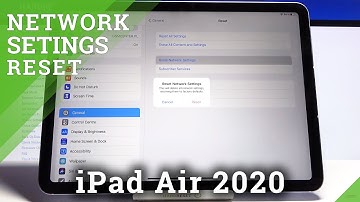 How to Reset Network Settings in APPLE iPad Air 2020 – Restore Network Defaults