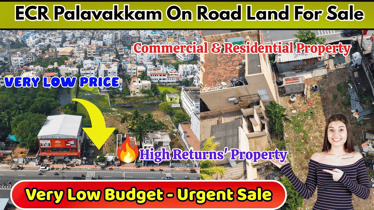 ECR - Palavakkam On Road Property For Sale | Low Price - Direct Owner Property | 