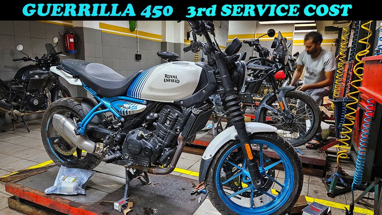 Royal Enfield Guerrilla 450 Third Service Cost 2025