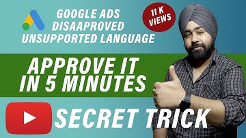 SECRET TRICK | Google Ads (AdWords) Unsupported Language Issue Never Again | 100% Working
