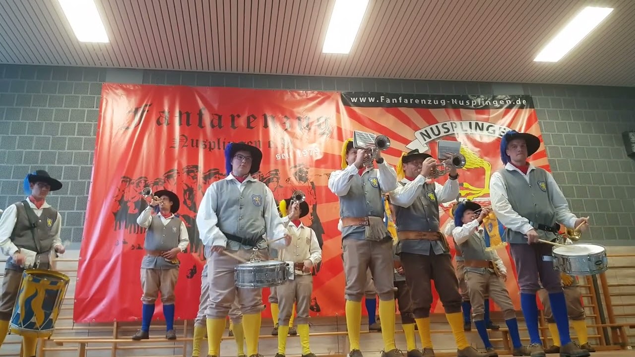 Fanfarenzug Meßkirch (45 Jahre Fanfarenzug Nusplingen) am 20.04.2024 Video3