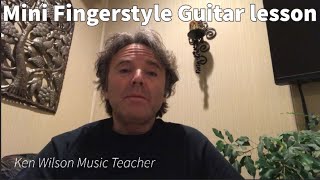 Mini fingerpicking lesson (intermediate). Answer to Facebook question from Johon.