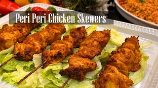 Peri Peri Chicken Skewers || Peri Peri Sauce || Easy Chicken Skewers Recipe - RKC
