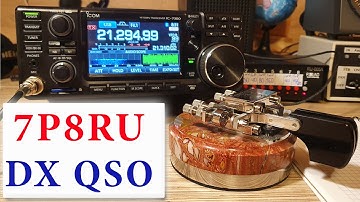 7P8RU short DX QSO 😆 Russian DXpedition in Lesotho