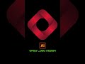 1 Minutes Logo Design #howtocreatelogoinillustrator