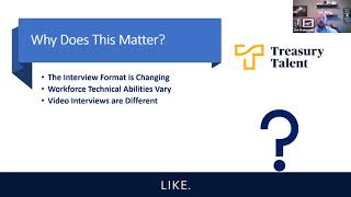 Treasury Talent TMAC Presentation- Virtual Interviewing Tips for Treasurers and their treasury teams
