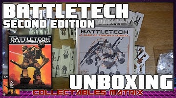 Battletech Second Edition Unboxing | Mechwarrior
