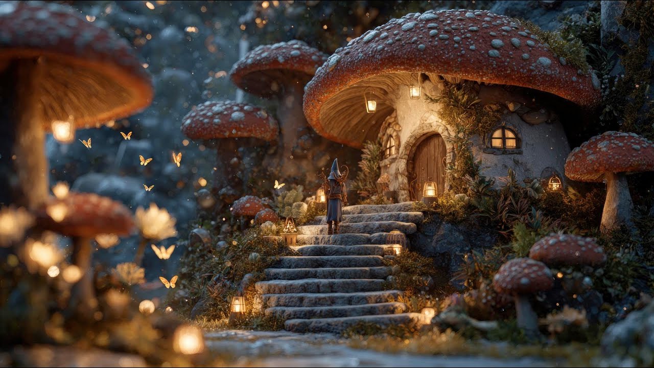 Rainy Medieval Night 🌧️ Focus Music for Work, Study & Relaxation