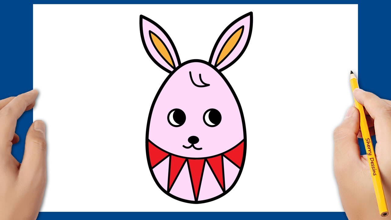 Comment dessiner un lapin de Pâques kawaii | Dessin de Pâques - YouTube