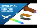 SOLIDWORKS Simulation Shell Definition