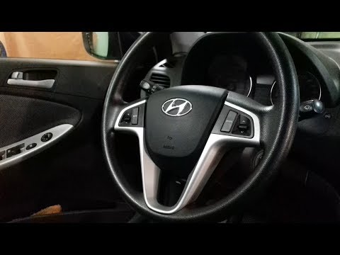 Установка мультируля на Хендай Солярис (Hyundai Solaris)