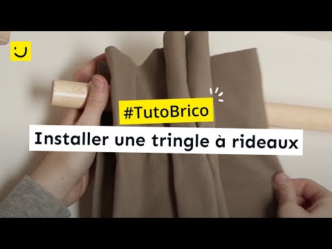 Installer une tringle à rideaux