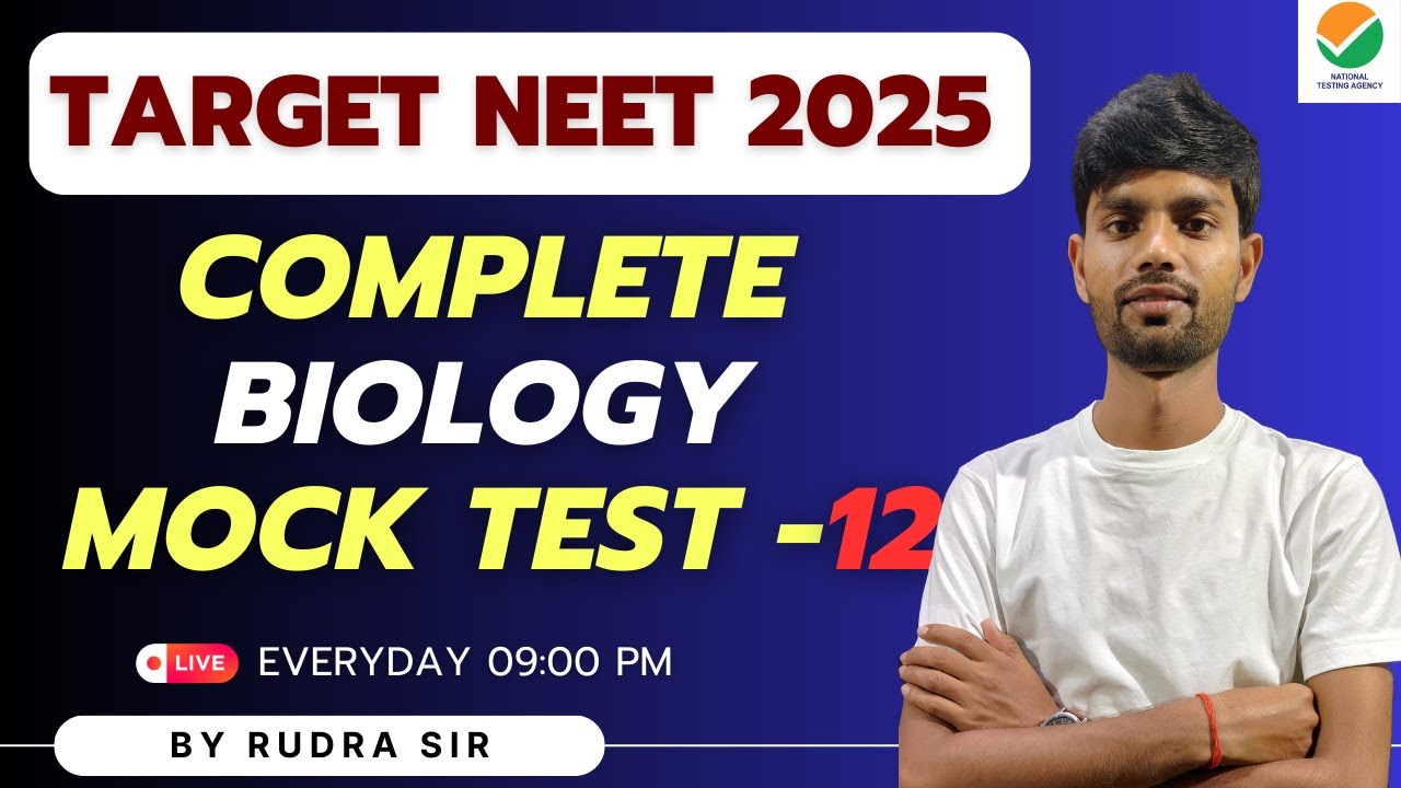 NEET Biology 100 MCQ Most Expected Questions 2024/2025 | Biology Full ...