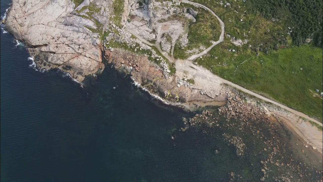 flying over the coastline of cat Harbor Lumsden Newfoundland YouTube