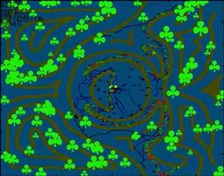 Swarm intelligence - ants simulation2