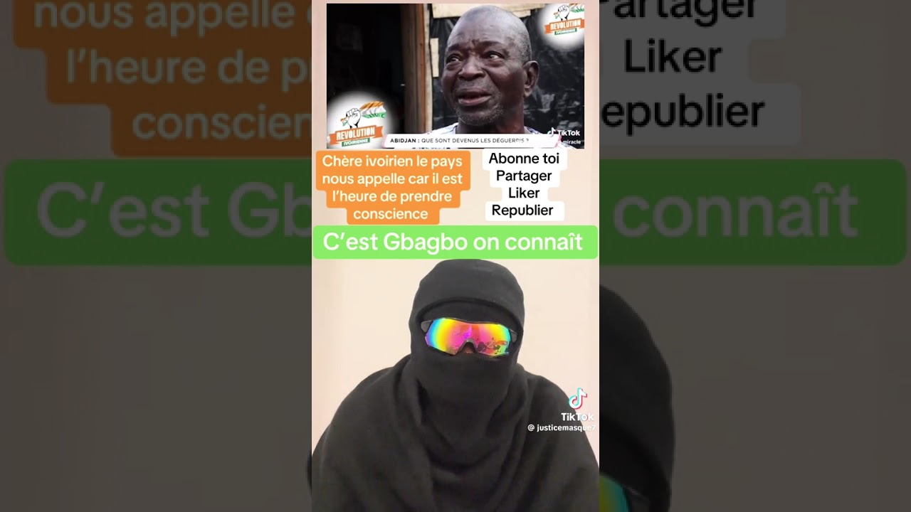 😱😱Les ivoire réclame le président bgabgo😱😱