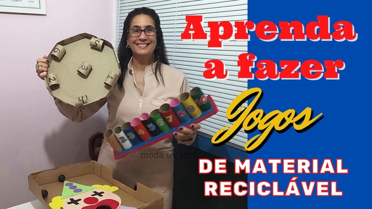 Ideias de jogos com materiais recicláveis - YouTube