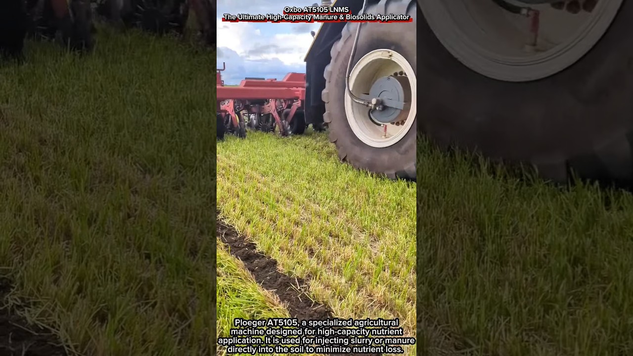 Oxbo AT5105 LNMS | The Ultimate High-Capacity Manure & Biosolids Applicator