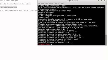 How to install torrent client in kali linux