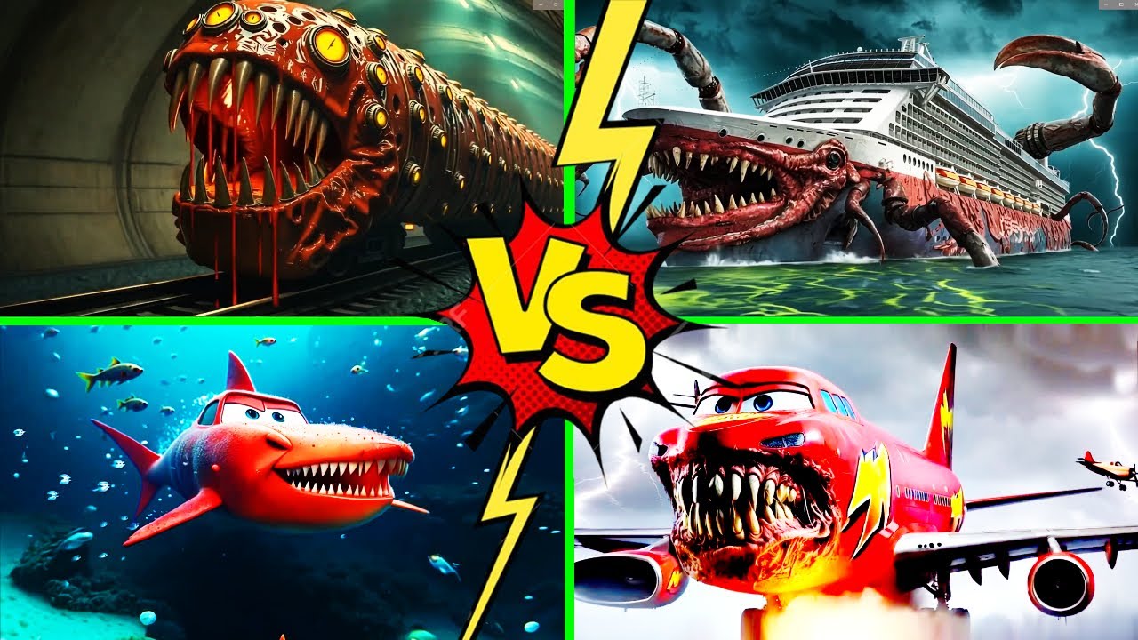 在 YouTube 上观看 Demonic Jet 🆚 Monster T-Rex 🆚 Kraken Cruise 🆚 Shark Lightning 在 YouTube 上观看 Demonic Jet 🆚 Monster T-Rex 🆚 Kraken Cruise 🆚 Shark Lightning