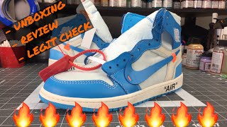 legit check jordan 1 off white unc