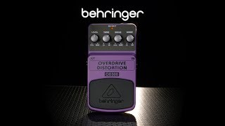 Behringer OD300 Overdrive/Distortion Pedal | Gear4music demo
