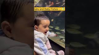 #trending Baby And Baby Fishes 👶🐠 #shorts #viral #ideas #funny #travel #waterskiing #love #usa