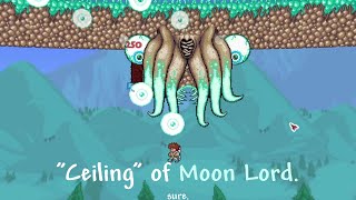 Terraria Moon Lord, but on ceiling. (What are these) ─ Terraria mods that add strange boss...