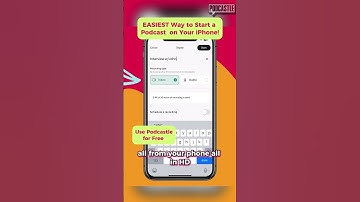 How to Record a Podcast on iPhone with Podcastle #videopodcastsetup #phonepodcasting #howtopodcast