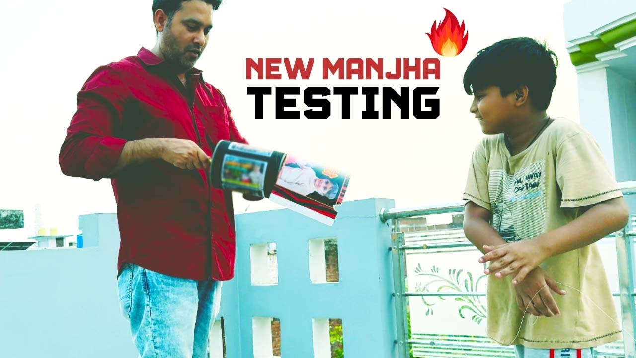 New Manjha Testing | Purwai hawa Mein Kite Fighting | Kites Vlog