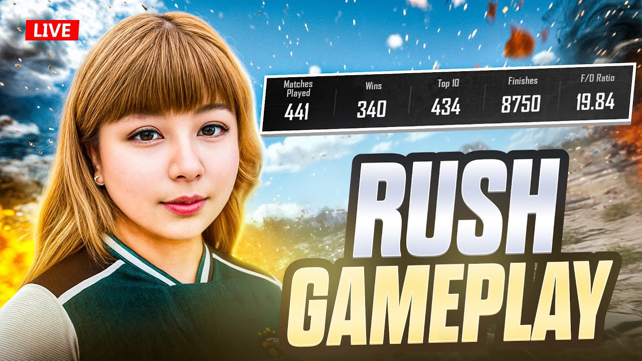 BGMI RANK PUSH FROM THE WAR ZONE #bgmilive #pubg #mobilegame #girlgamer #warzone