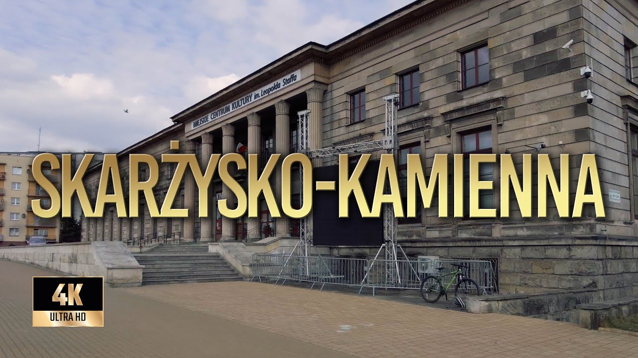 Skarżysko-Kamienna | Wiosna 2022 | Spacer po Skarżysku-Kamiennej  | Binaural Audio 🎧 [4k]