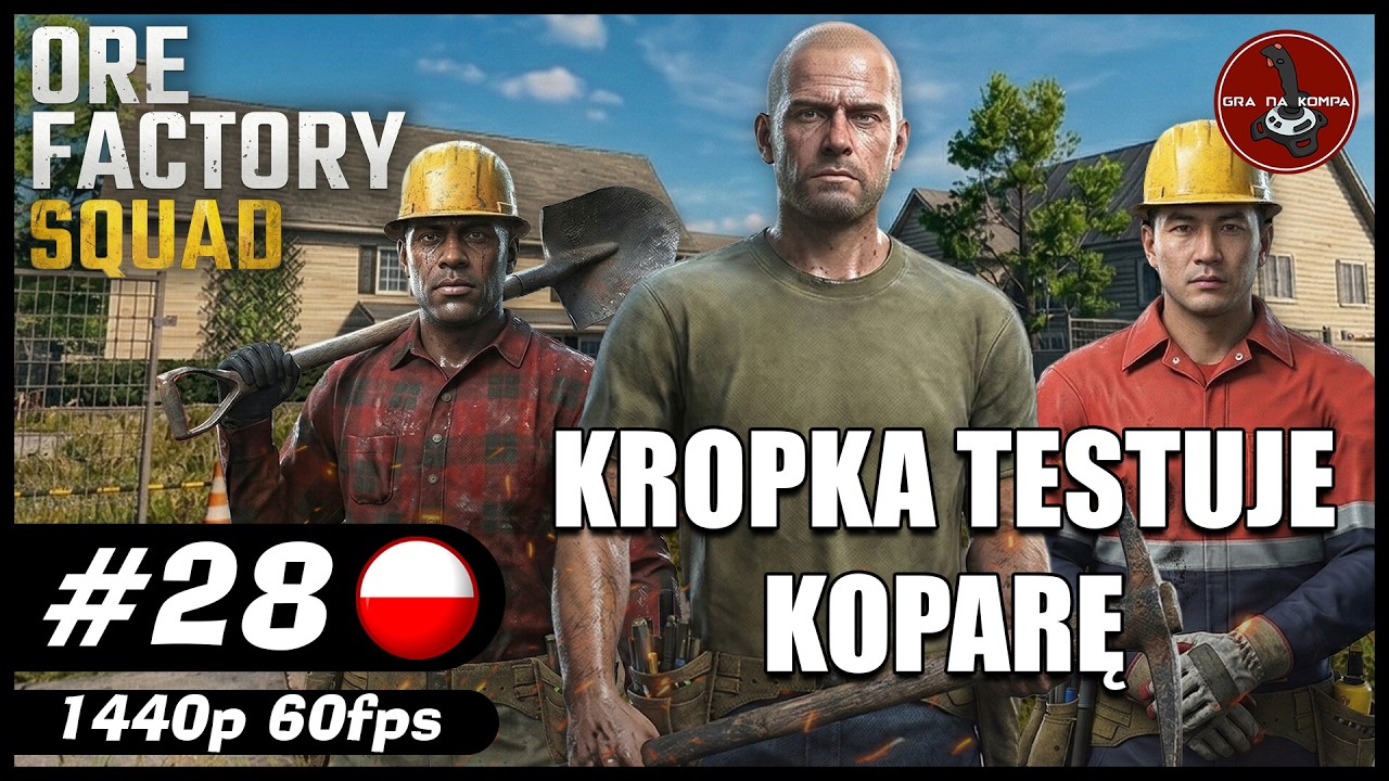 Kropka testuje koparę || #28 || Ore Factory Squad gameplay PL
