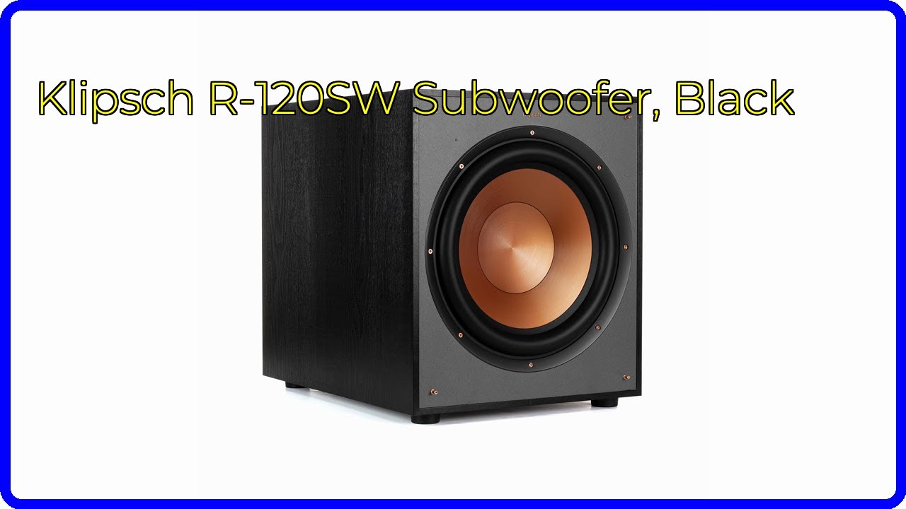 REVIEW (2026): Klipsch R-120SW Subwoofer, Black. ESSENTIAL details