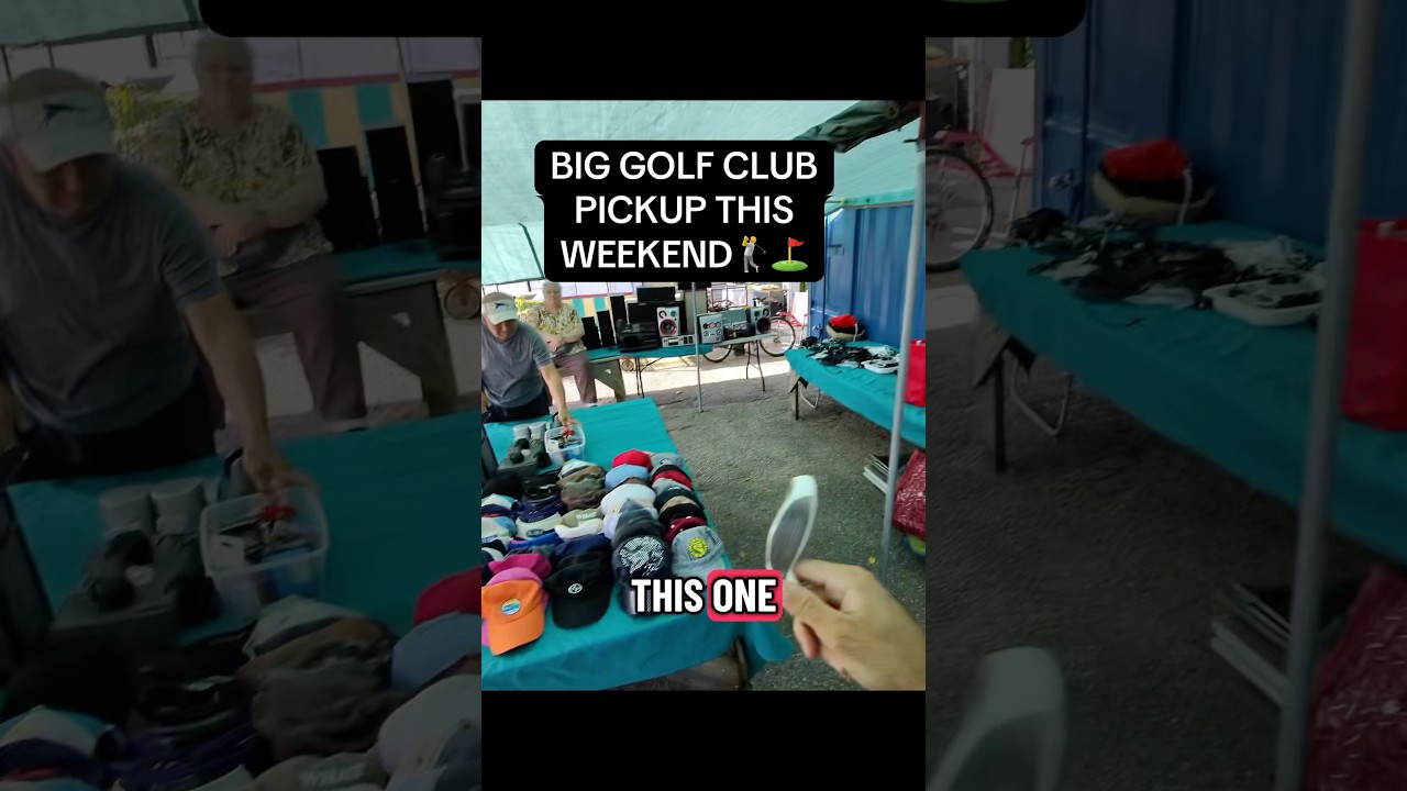 SWINGING FOR THE GREENS! FLEA MARKET PICKUPS TO RESELL: 