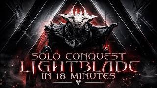 Super EASY Solo Ultimate Conquest Lightblade In 18 Mins | Hunter Guide | Destiny 2