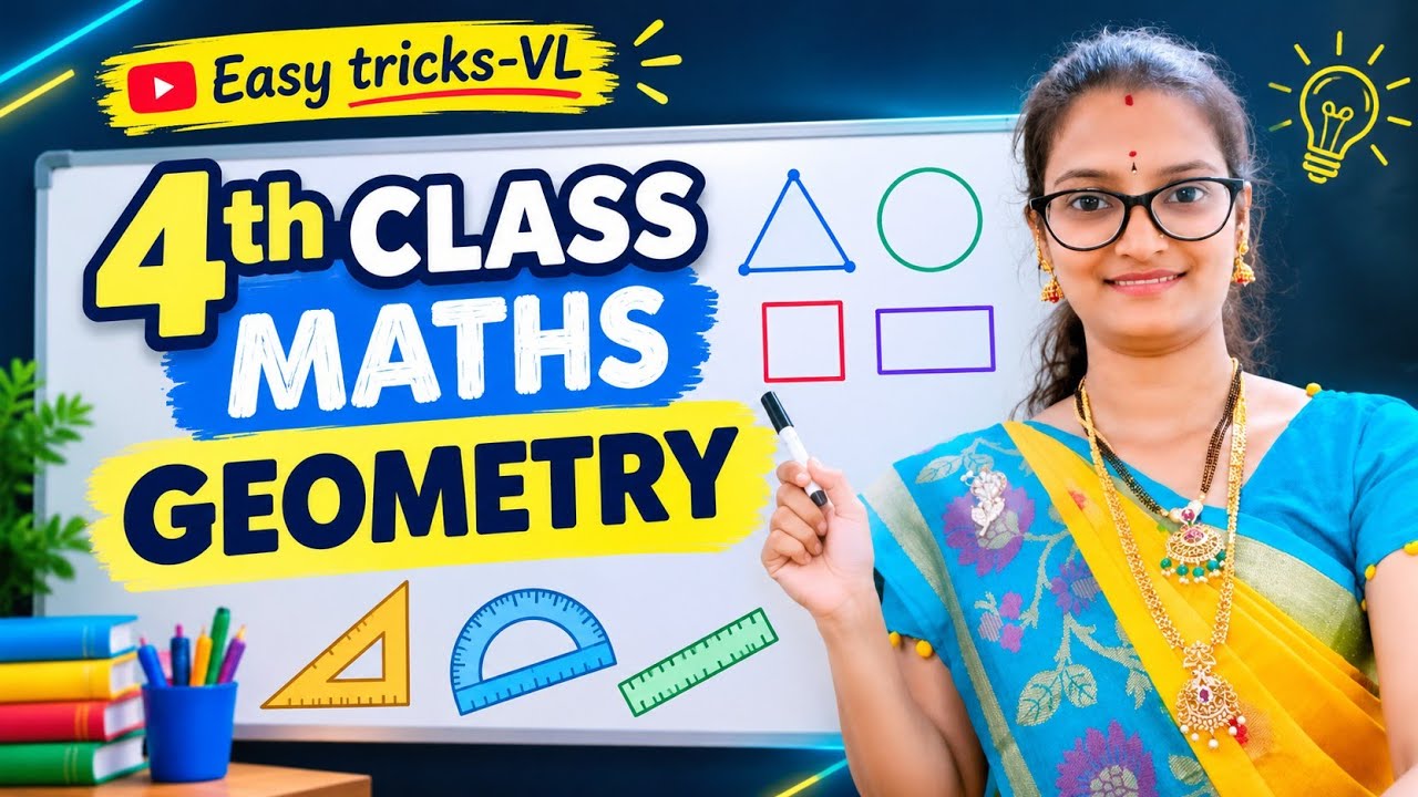 #Geometry 4th class maths textbook||Easy tricks-VL|| - YouTube