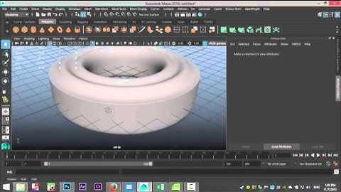 Maya 2016 tutorial : How to use the Crease tool