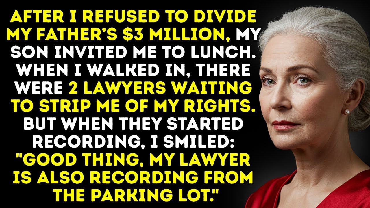 After I Refused to Give My Son My Inheritance, He Arranged a Family Lunch. When I Arrived...