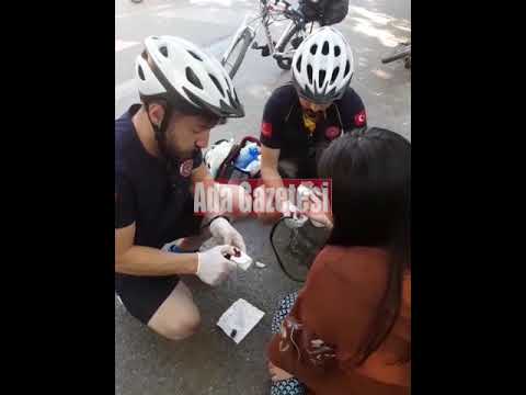 Büyükada’da yaralanmalı bisiklet kazası