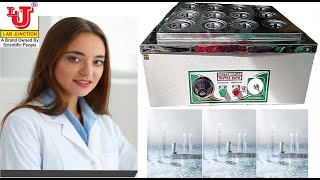 Water Bath 12 Holes Rectangular Type Double Wall (Thermostatic Control) Heavy Quality L J - 1522 .
