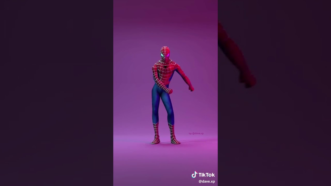 Spiderman bailando YouTube