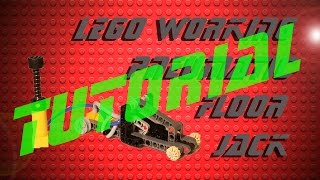 Lego Working Pneumatic Floor Jack *Tutorial*
