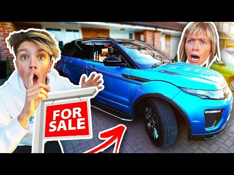 i-put-my-moms-new-$50,000-car-up-for-sale!!-**prank-wars**