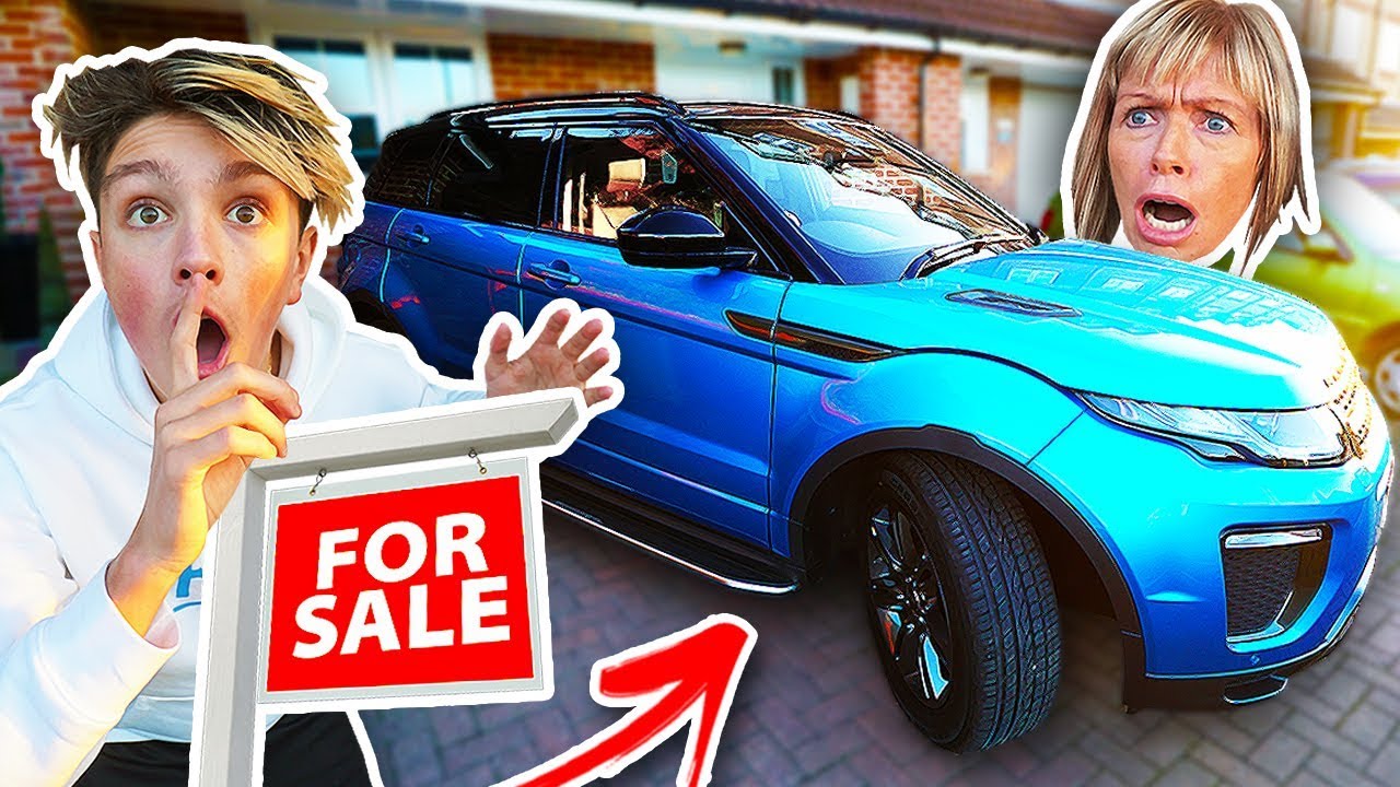 I PUT MY MOMS NEW $50,000 CAR UP FOR SALE!! **PRANK WARS**