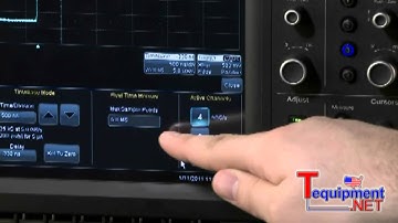 WaveSurfer Xs-B Oscilloscope Controlling Memory and Sample Rate