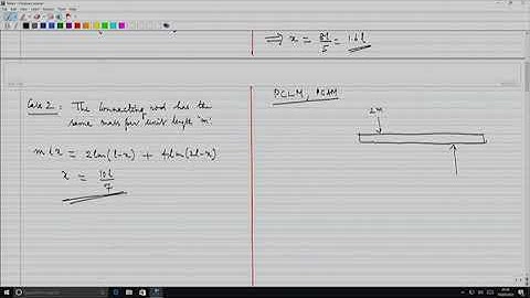 Problem Session-2: Motion of system of particles and rigid bodies