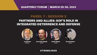 JSOU SOF Q2 Forum - Panel 7 - Day 2, 30 March 2022 screenshot 5